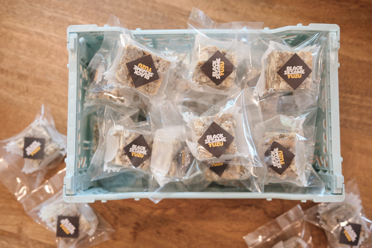 Black Sesame Yuzu Snowcubes