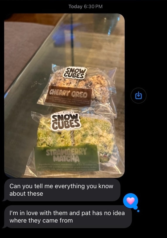 iMessage screenshot — "I'm in love with them"