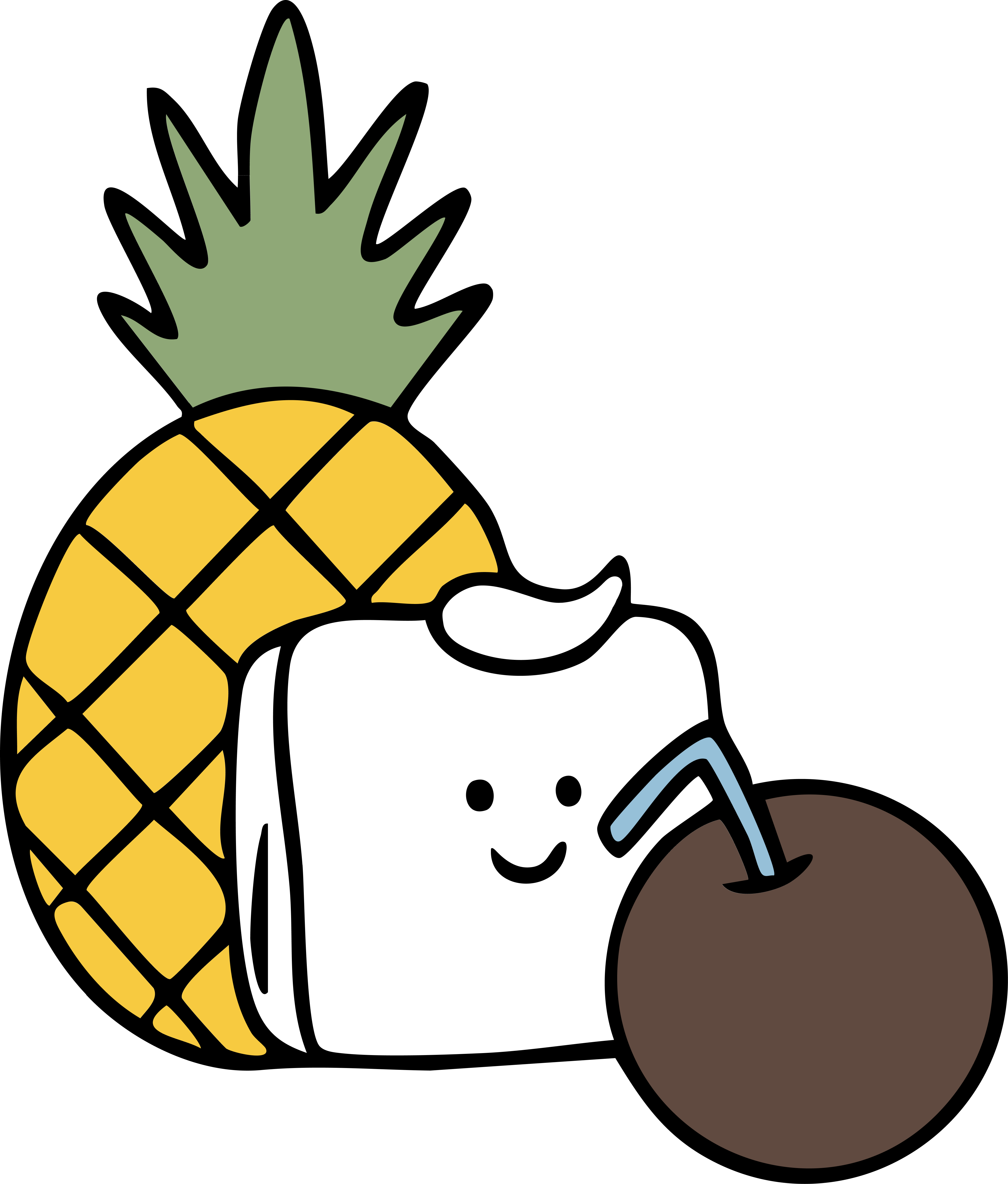 Pineapple Coconut 礼物留言卡插图