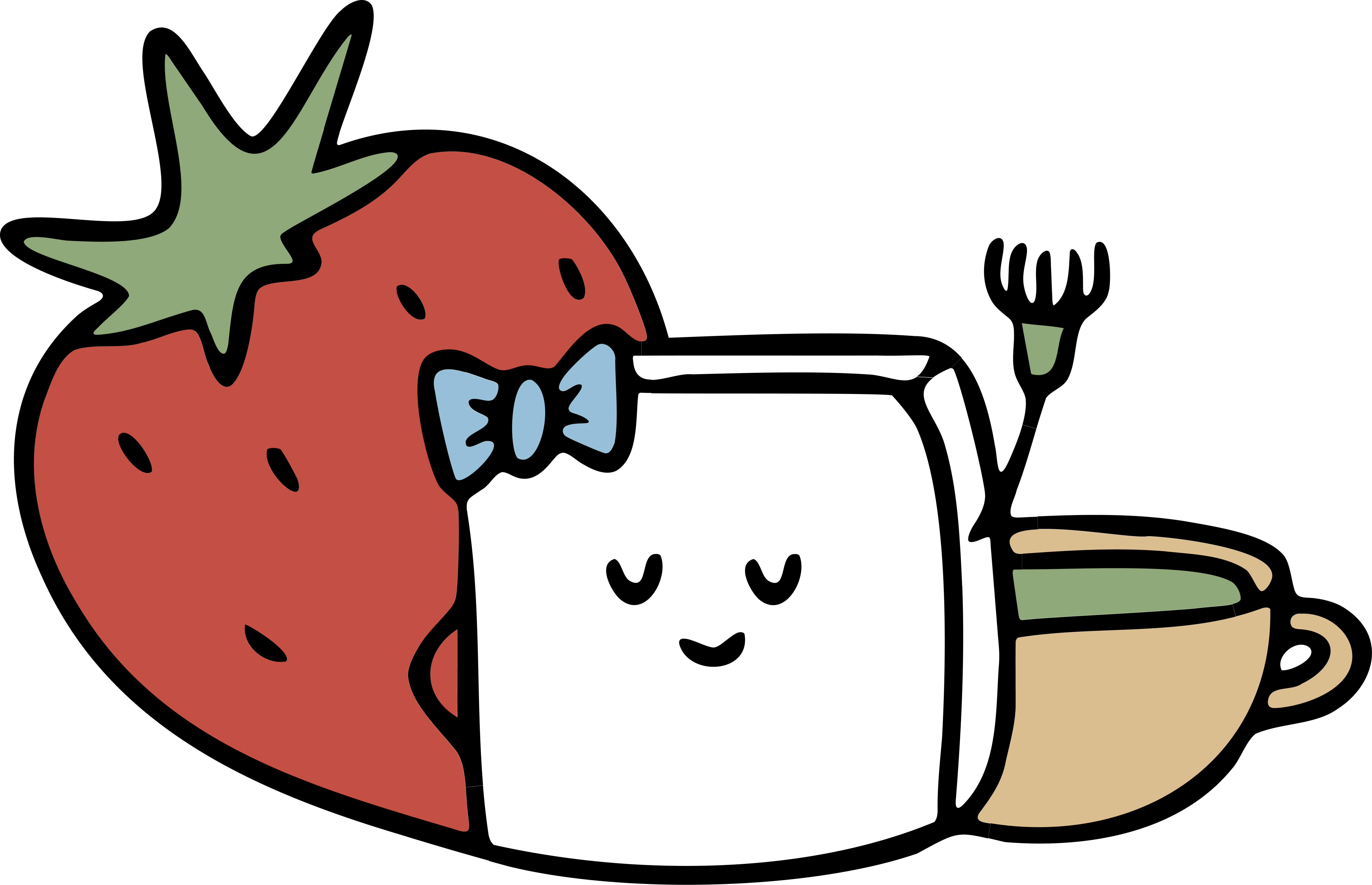 Strawberry Matcha 礼物留言卡插图